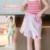 Girls' fringed stylish jeans, children's summer shorts, new children's clothing, trendy and explosive, loose and popular trendy pants Specification image